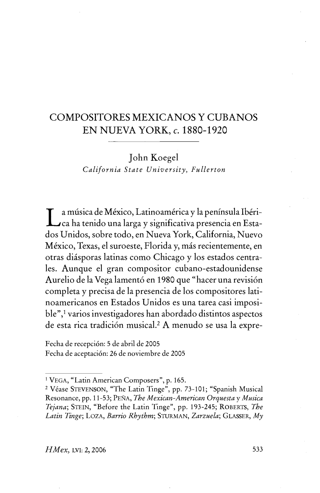 La Música De México, Latinoamérica Y La Península Ibéri