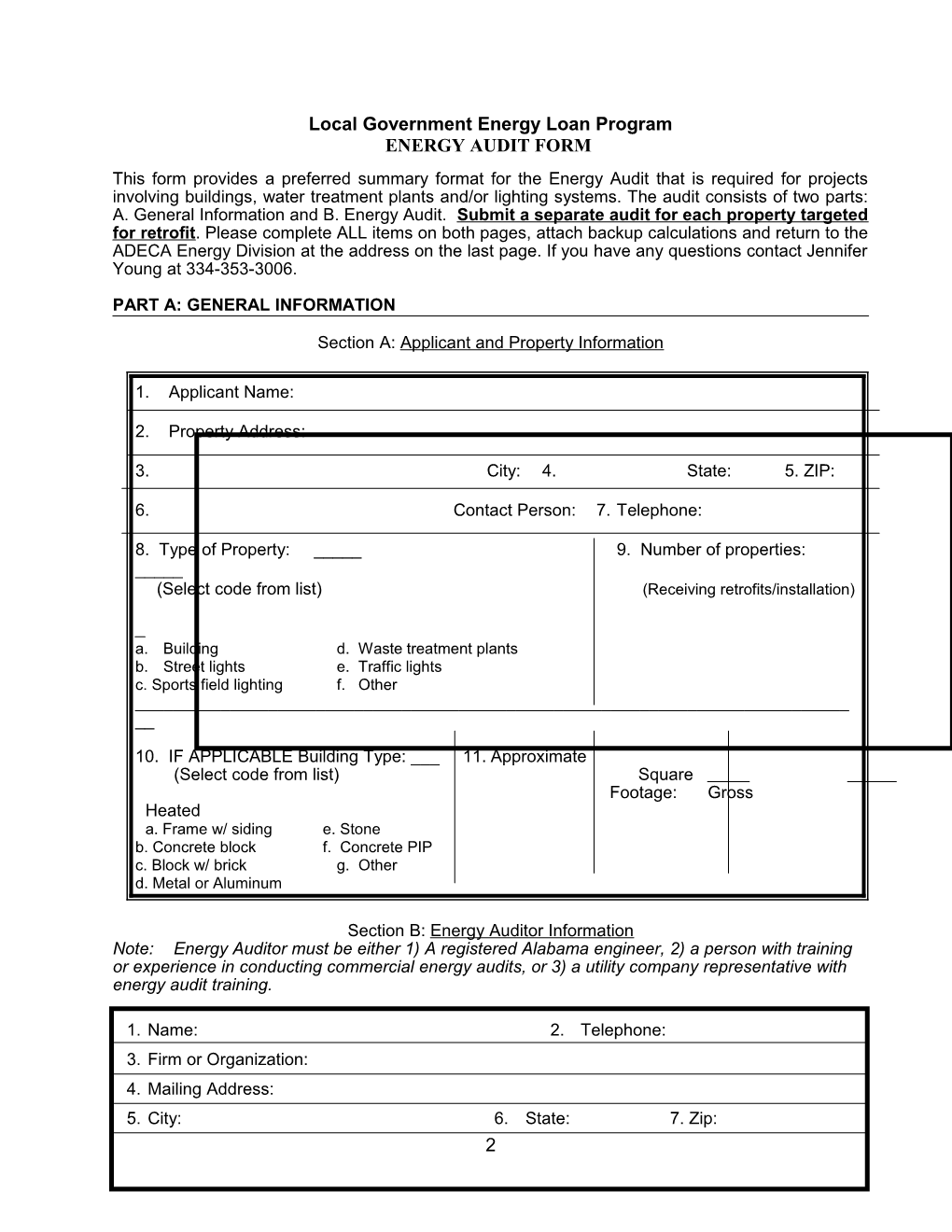 Local Government Energy Loan Program