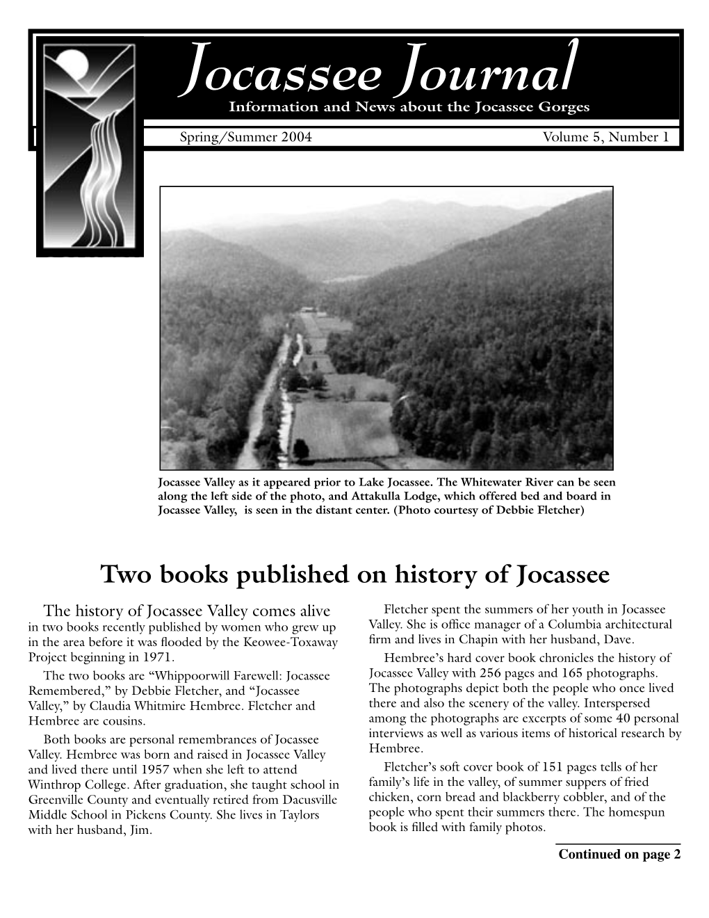 Jocassee Journal Information and News About the Jocassee Gorges