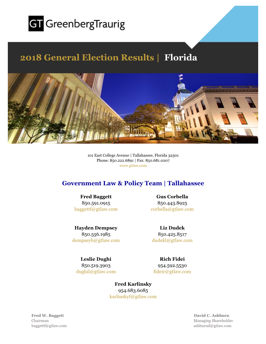 2018 General Election Results | Florida