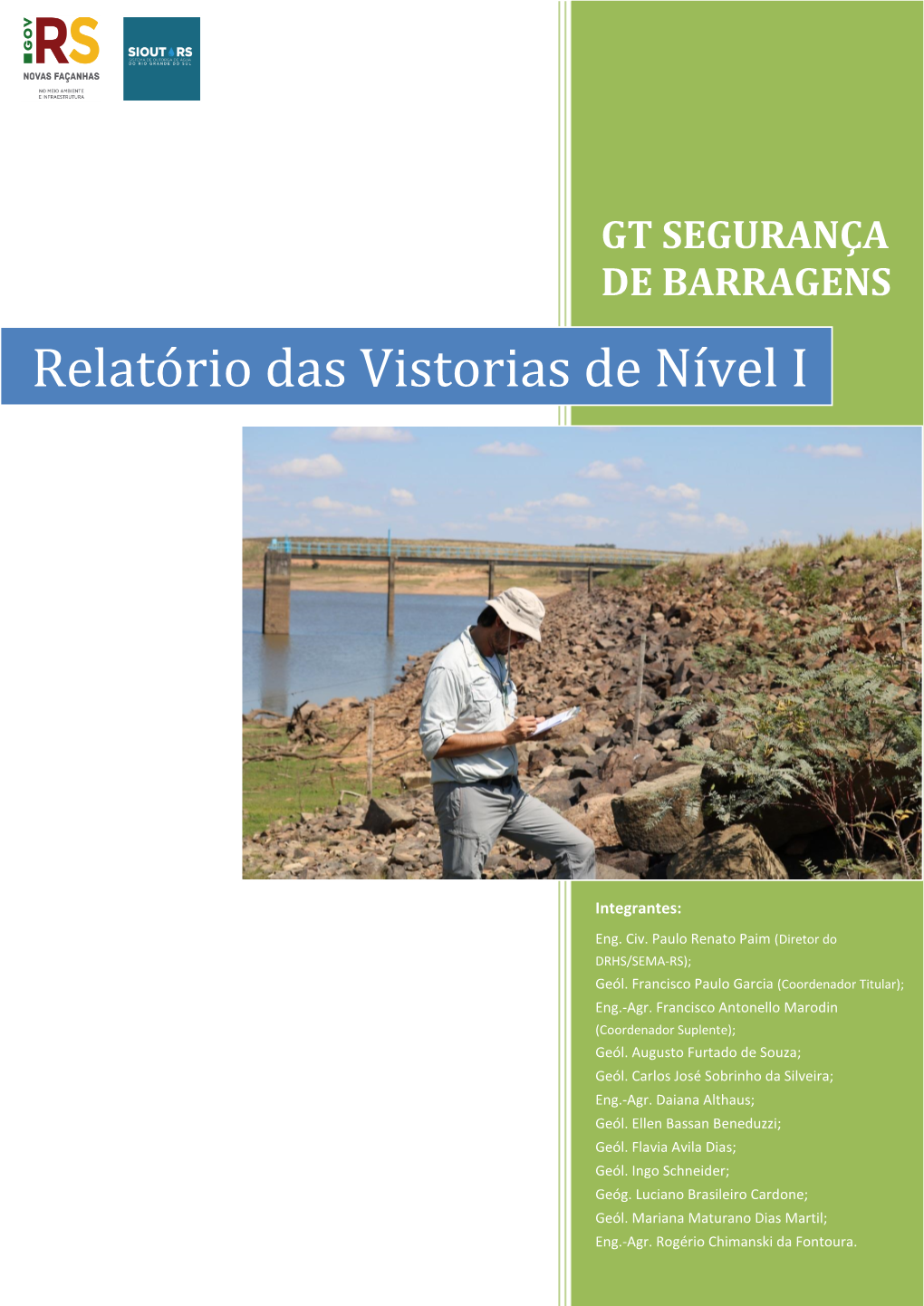 Relatório Das Vistorias De Nível I