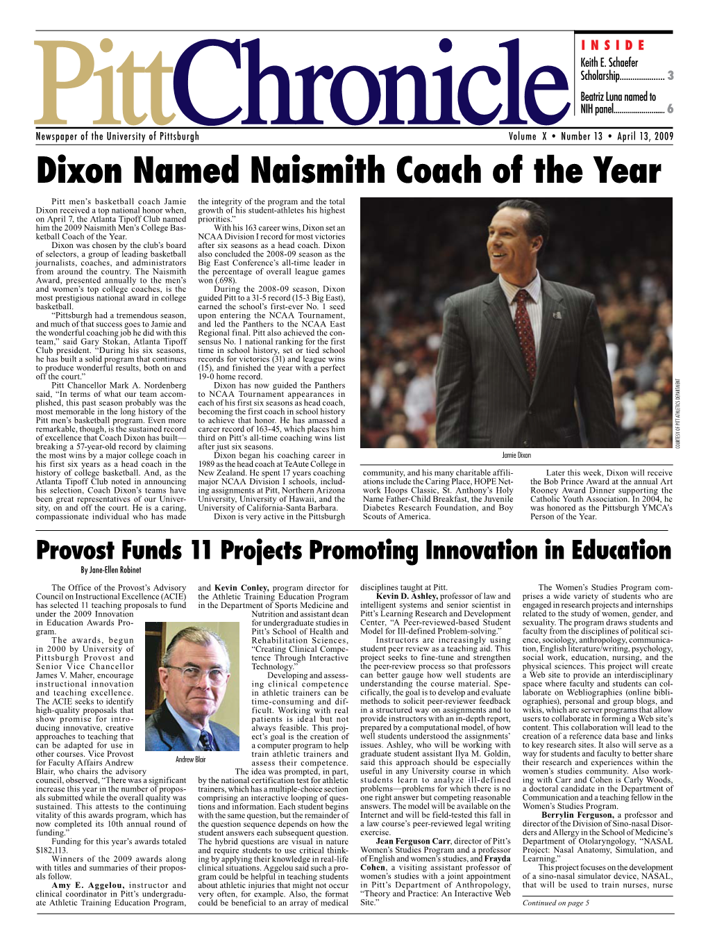 Dixon Named Naismith Coach of the Year
