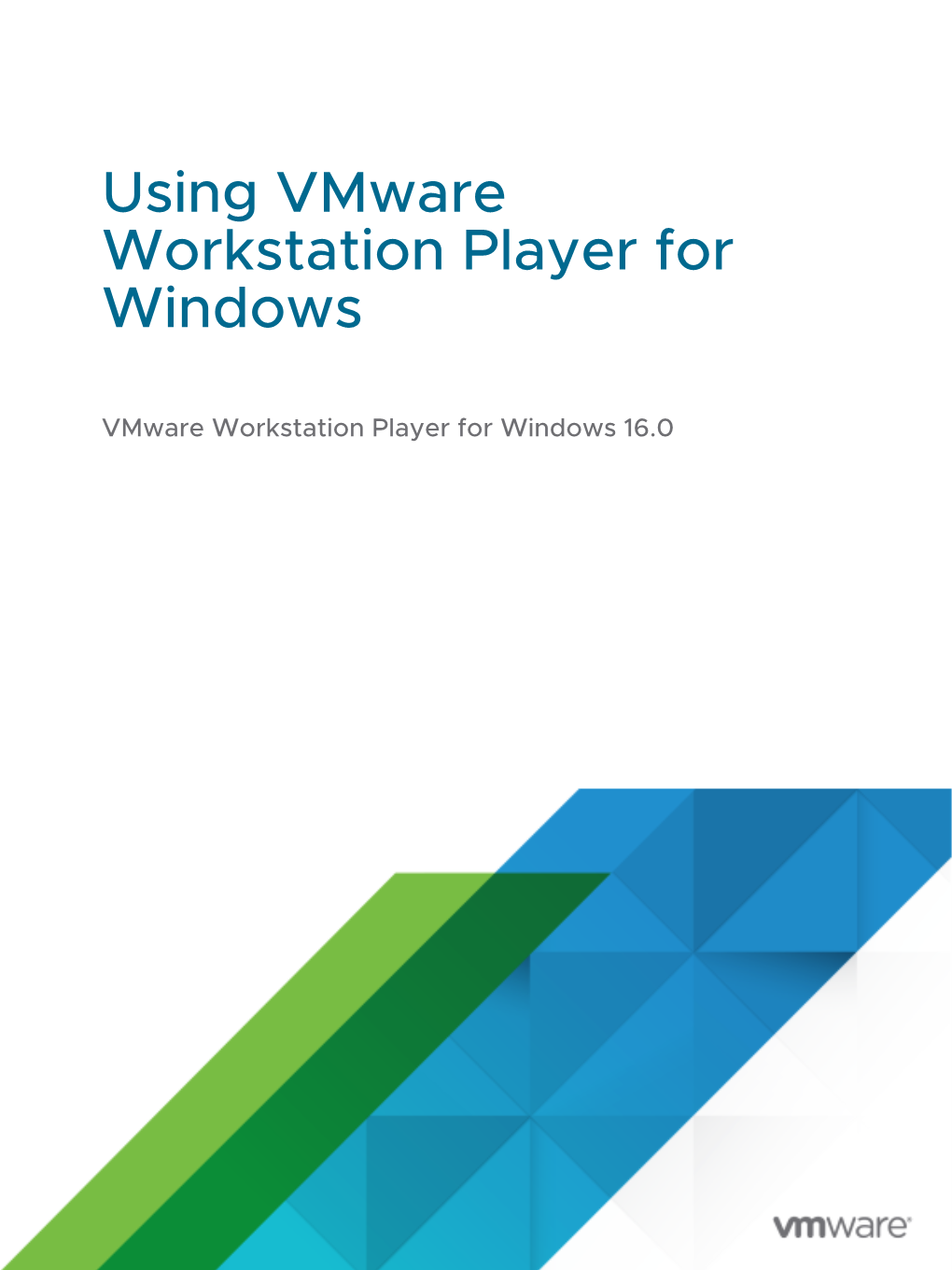 Using Vmware Workstation Player for Windows