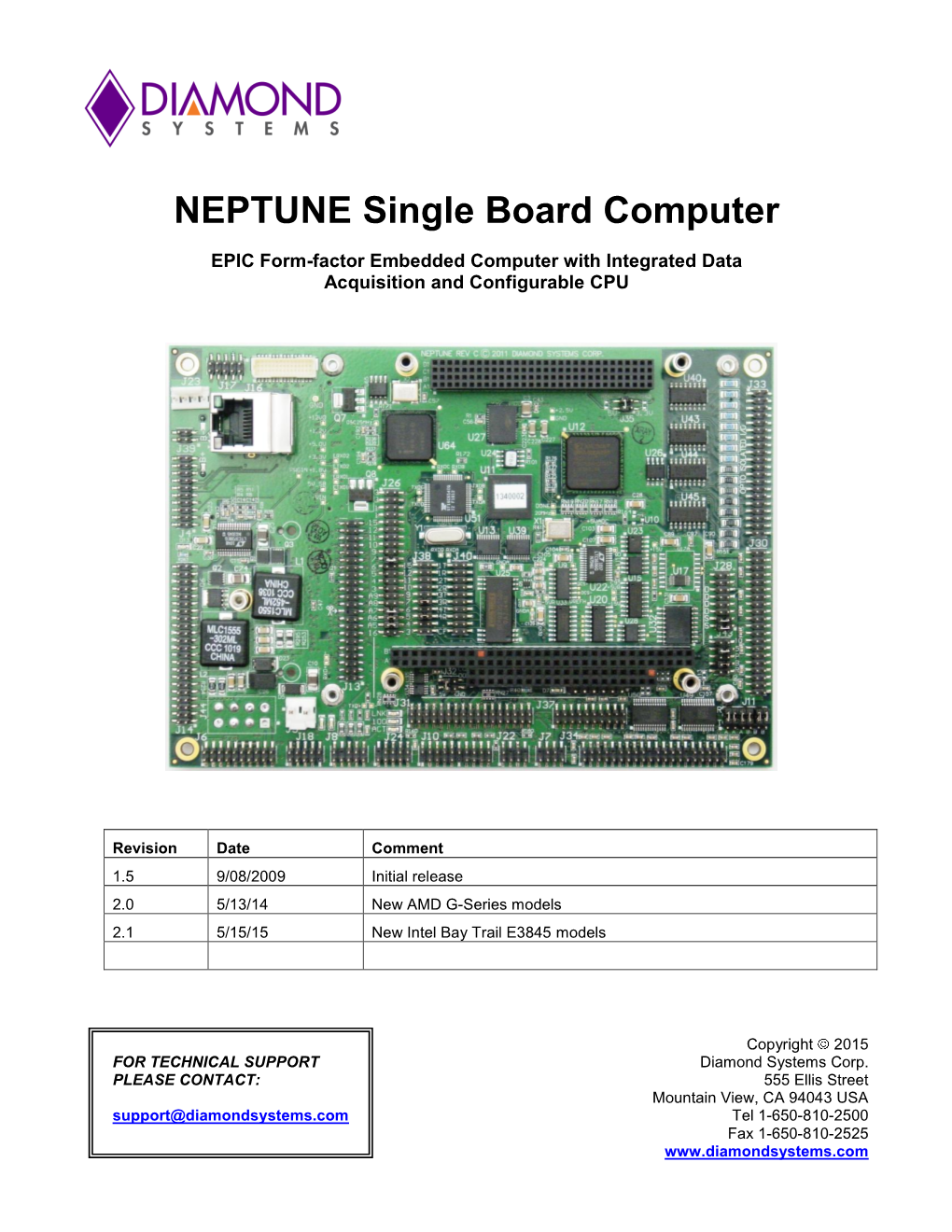 Neptune User Manual 2.1 Page 2