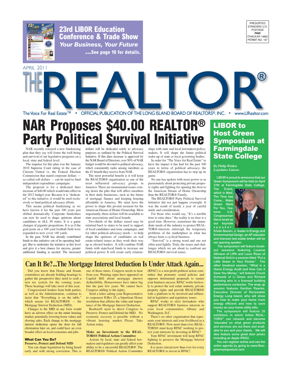 NAR Proposes $40.00 REALTOR® Party Political Survival Initiative