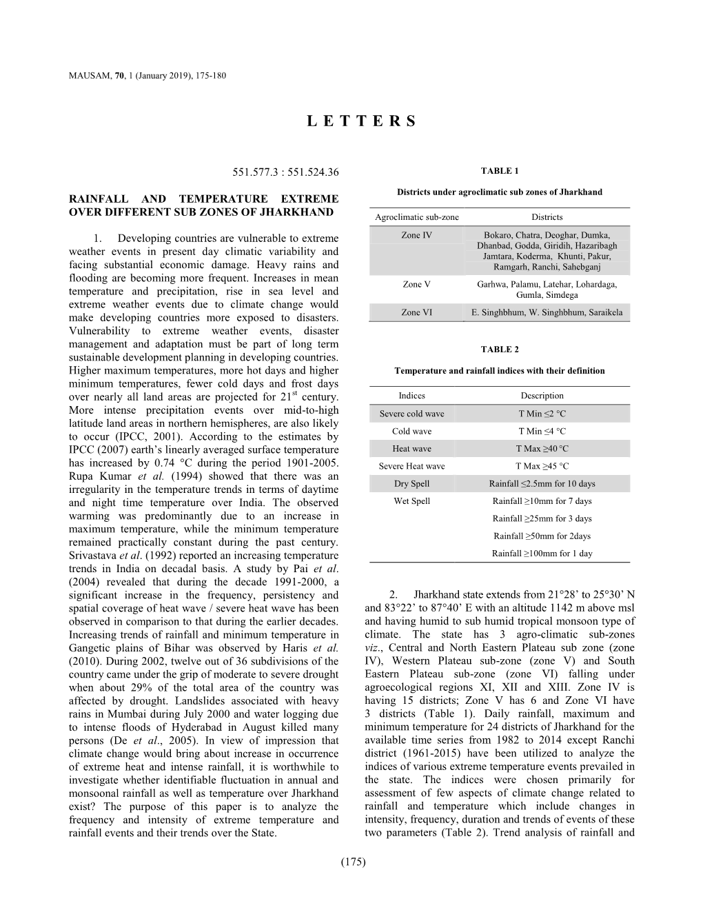 Measurement of Total Ozone, D-UV Radiation, Sulphur Dioxide And