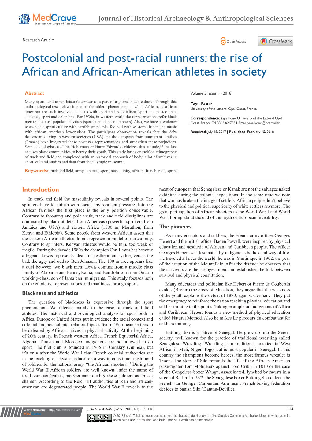 The Rise of African and African-American Athletes in Society