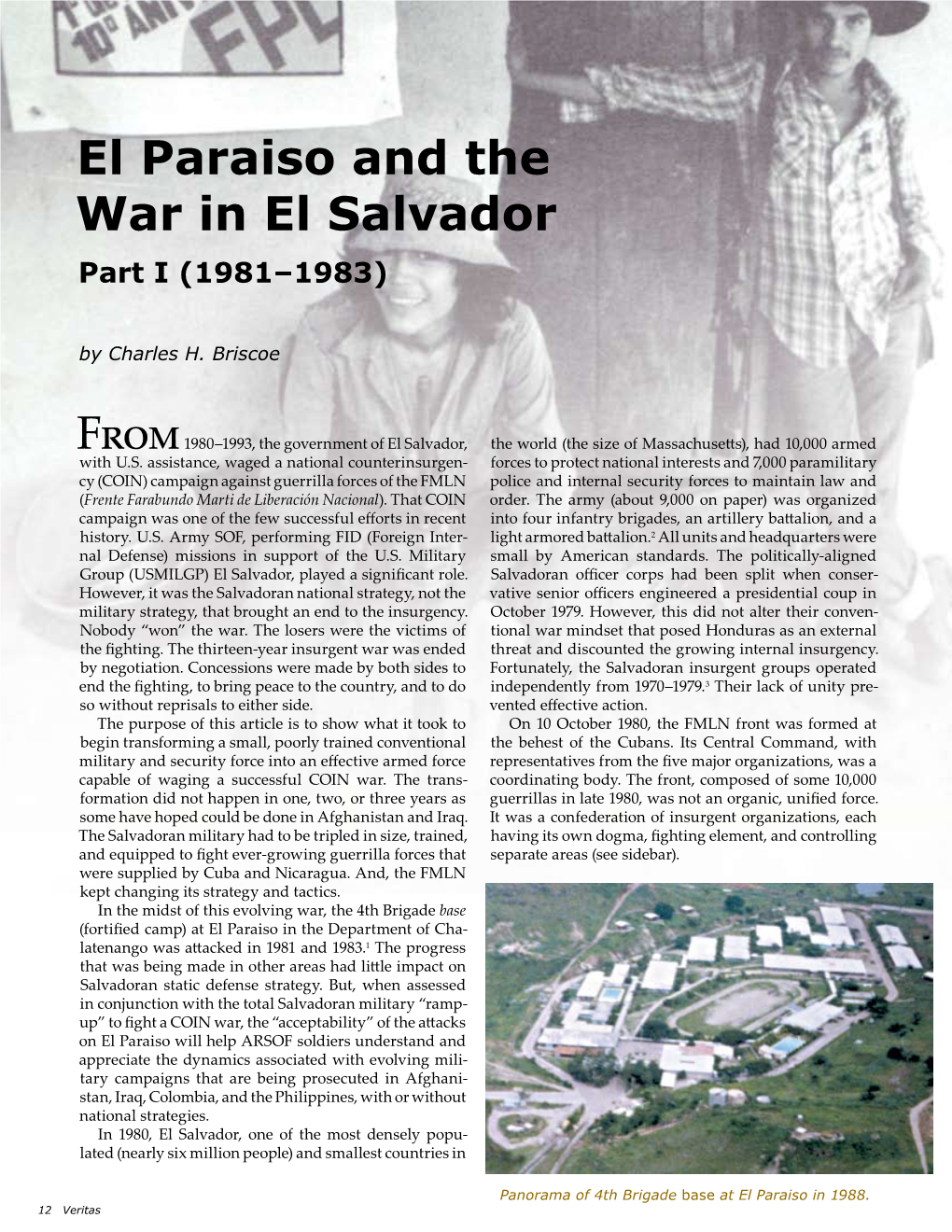 El Paraiso and the War in El Salvador Part I (1981–1983)