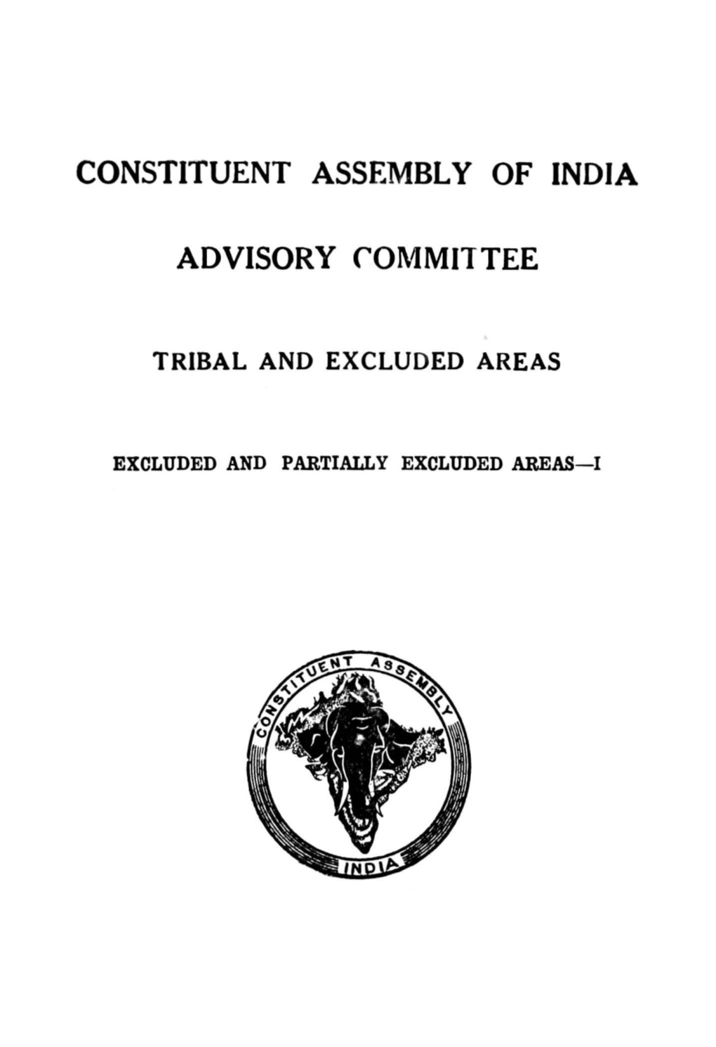 Constituent Assembly of India Advisory Committee