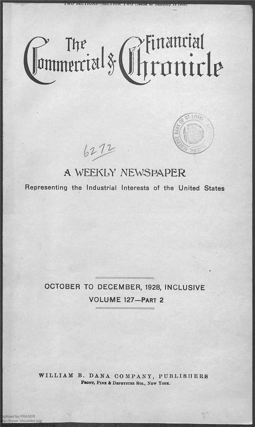 October to December 1928, Inclusive: Index to Volume