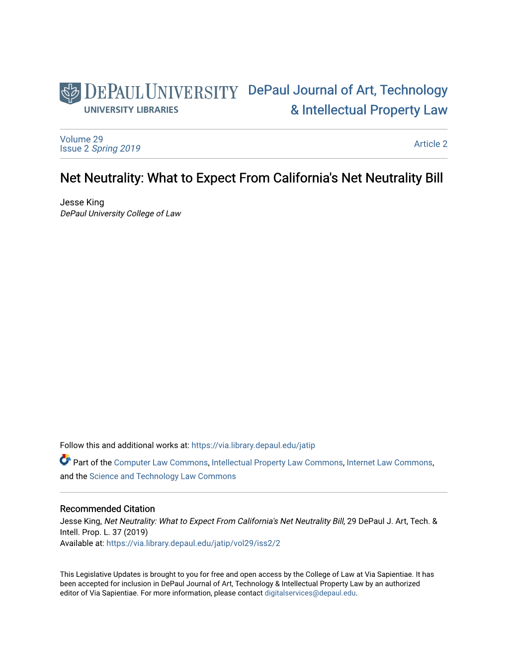 Net Neutrality: What to Expect from California's Net Neutrality Bill