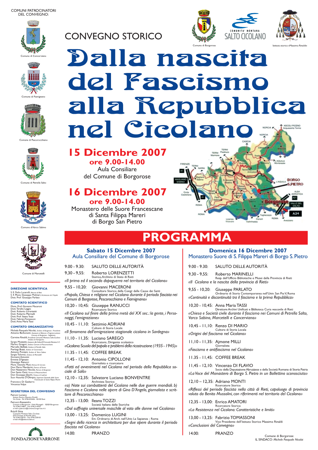 Dalla Nascita Del Fascismo Alla Repubblica Nel Cicolano