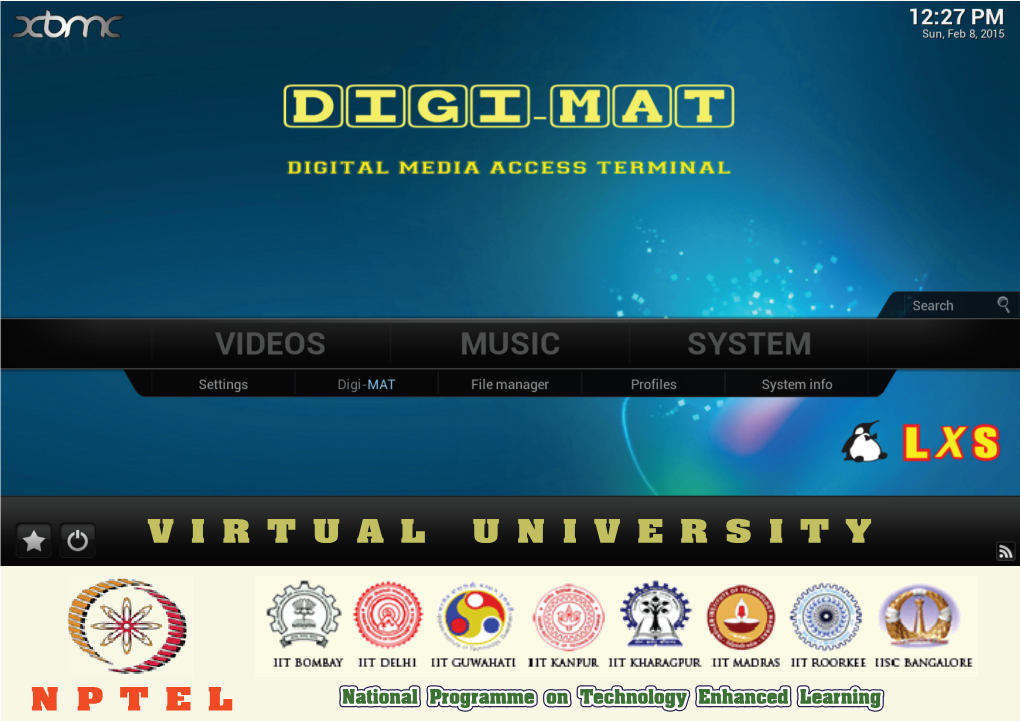 NPTEL Video and Web Course Details (932 Courses As on 25-09-2015)