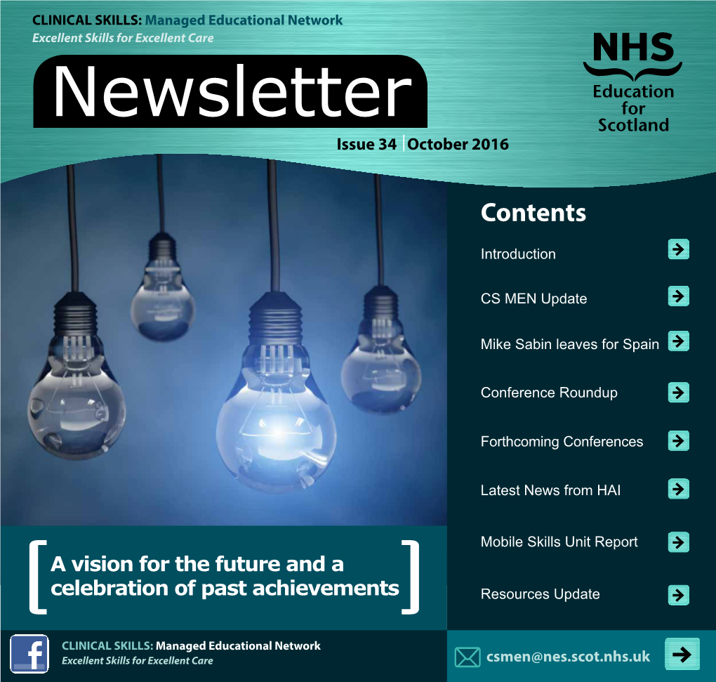 Newsletter Issue 34 October 2016 Issue 28 │ April 2015