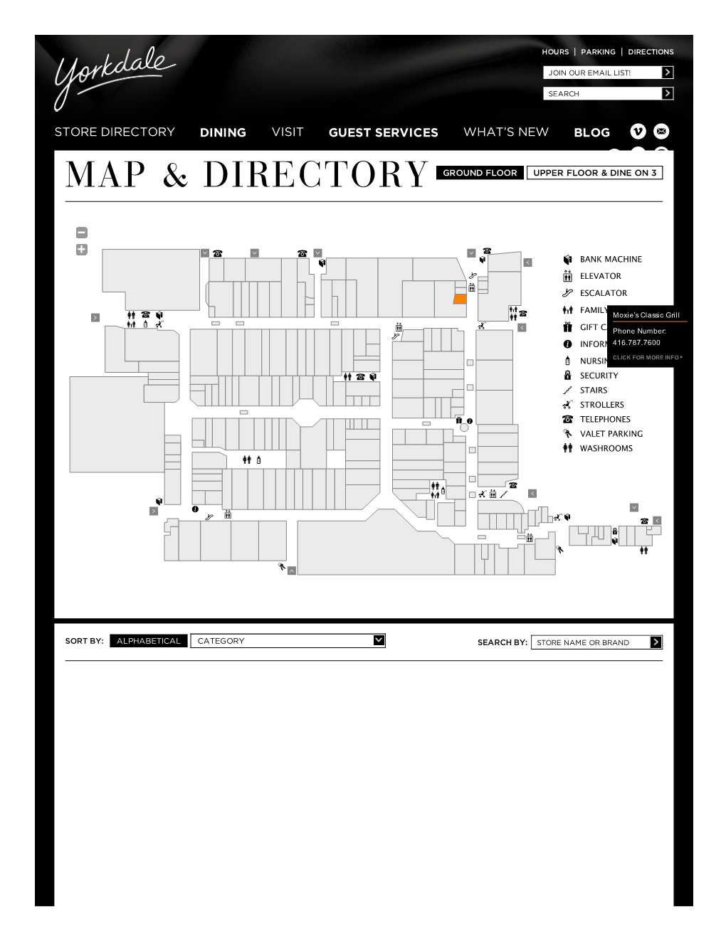 Map & Directory Ground Floor