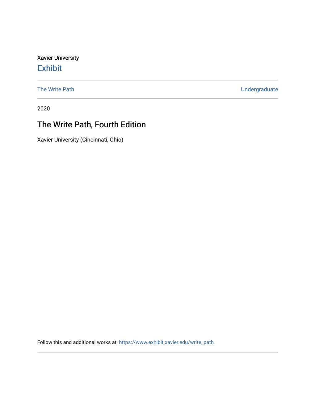 The Write Path, Fourth Edition