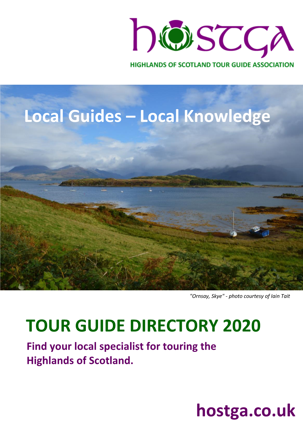 Local Knowledge TOUR GUIDE DIRECTORY 2020 Hostga.Co.Uk