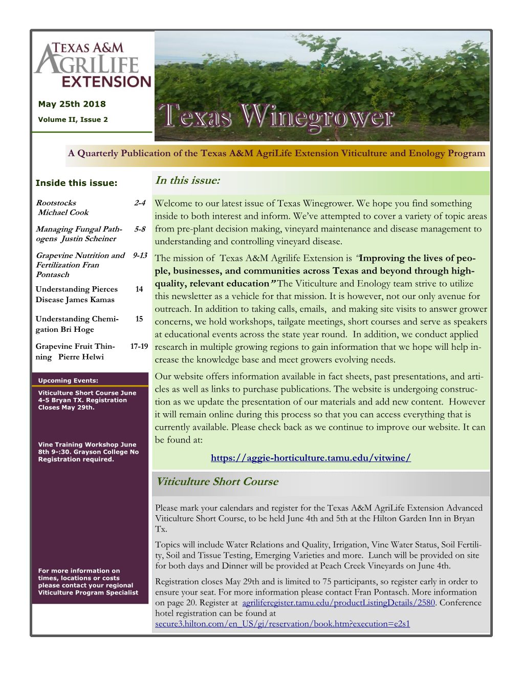 Texas Winegrower