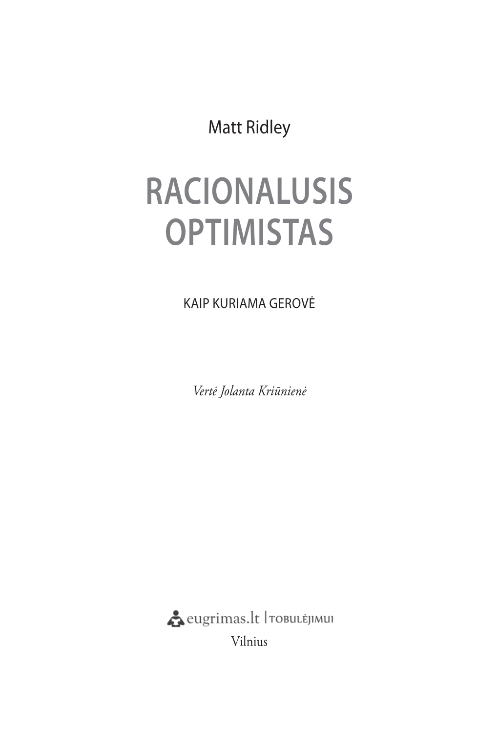 Racionalusis Optimistas