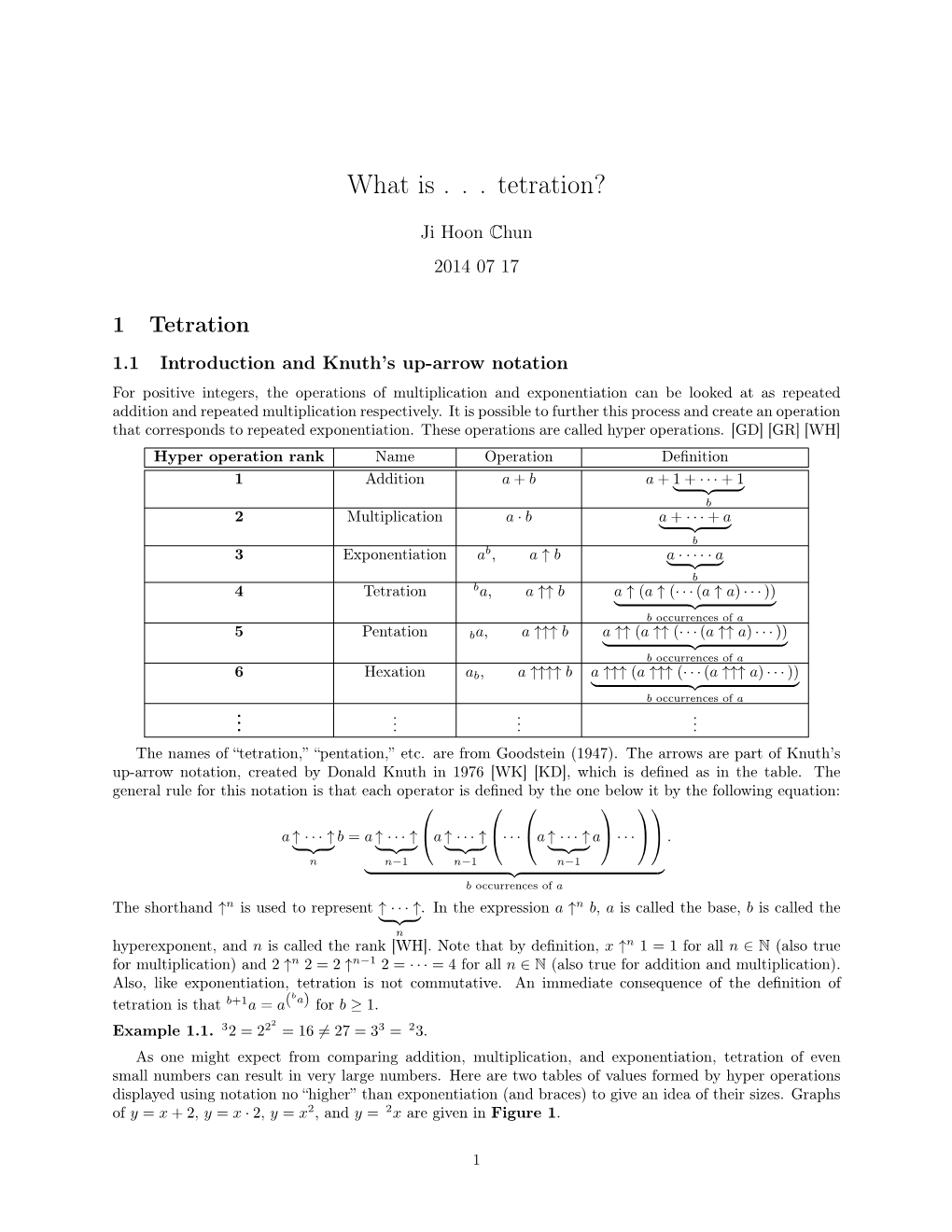 What Is . . . Tetration?