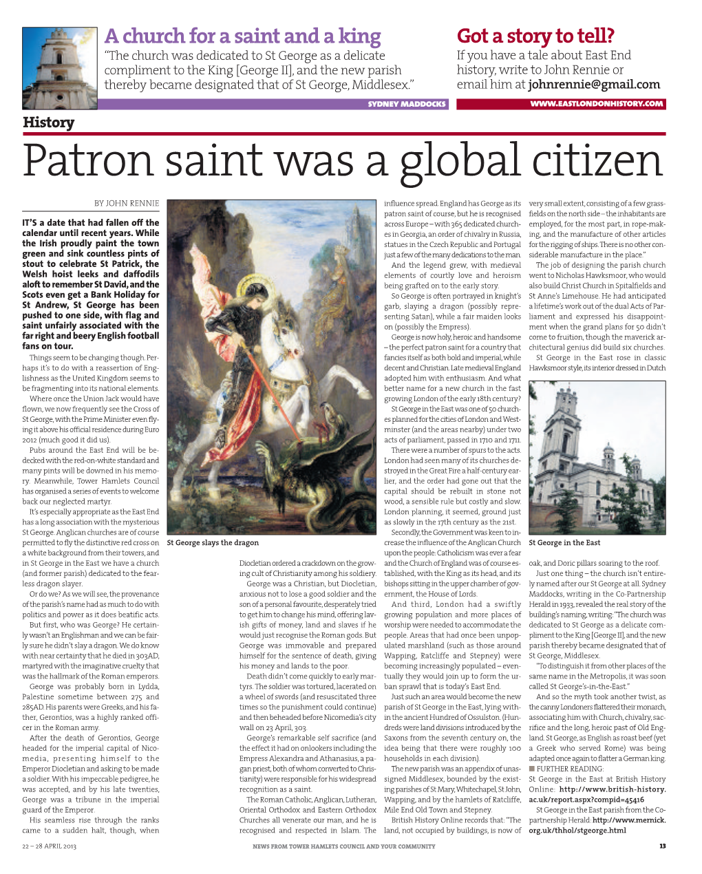 Patron Saint Was a Global Citizen