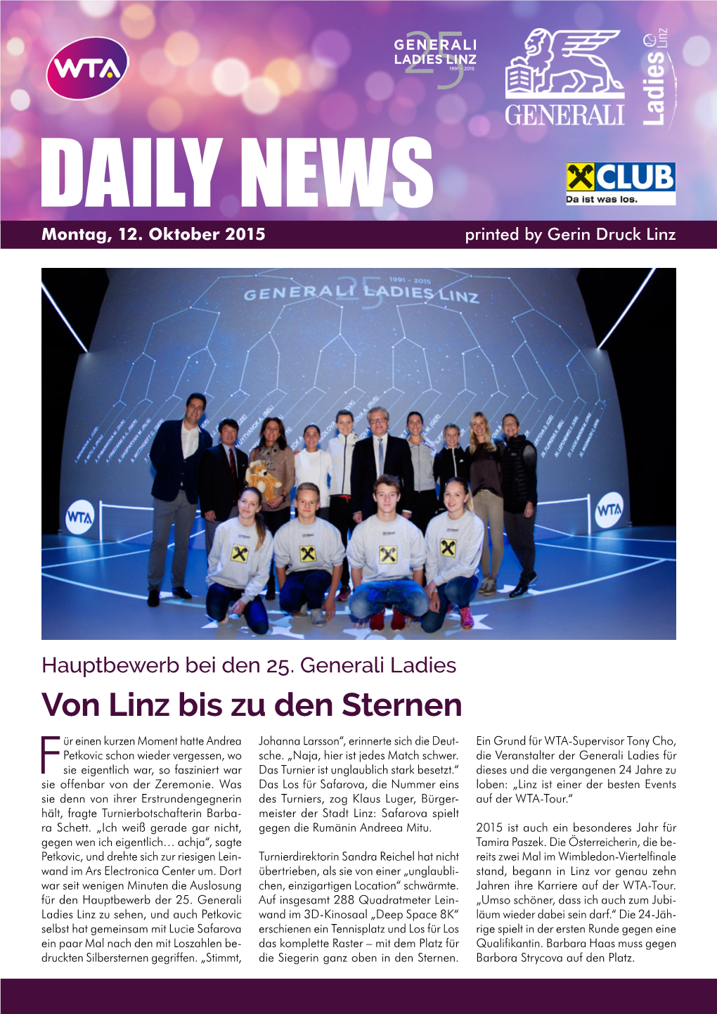 DAILY NEWS Montag, 12