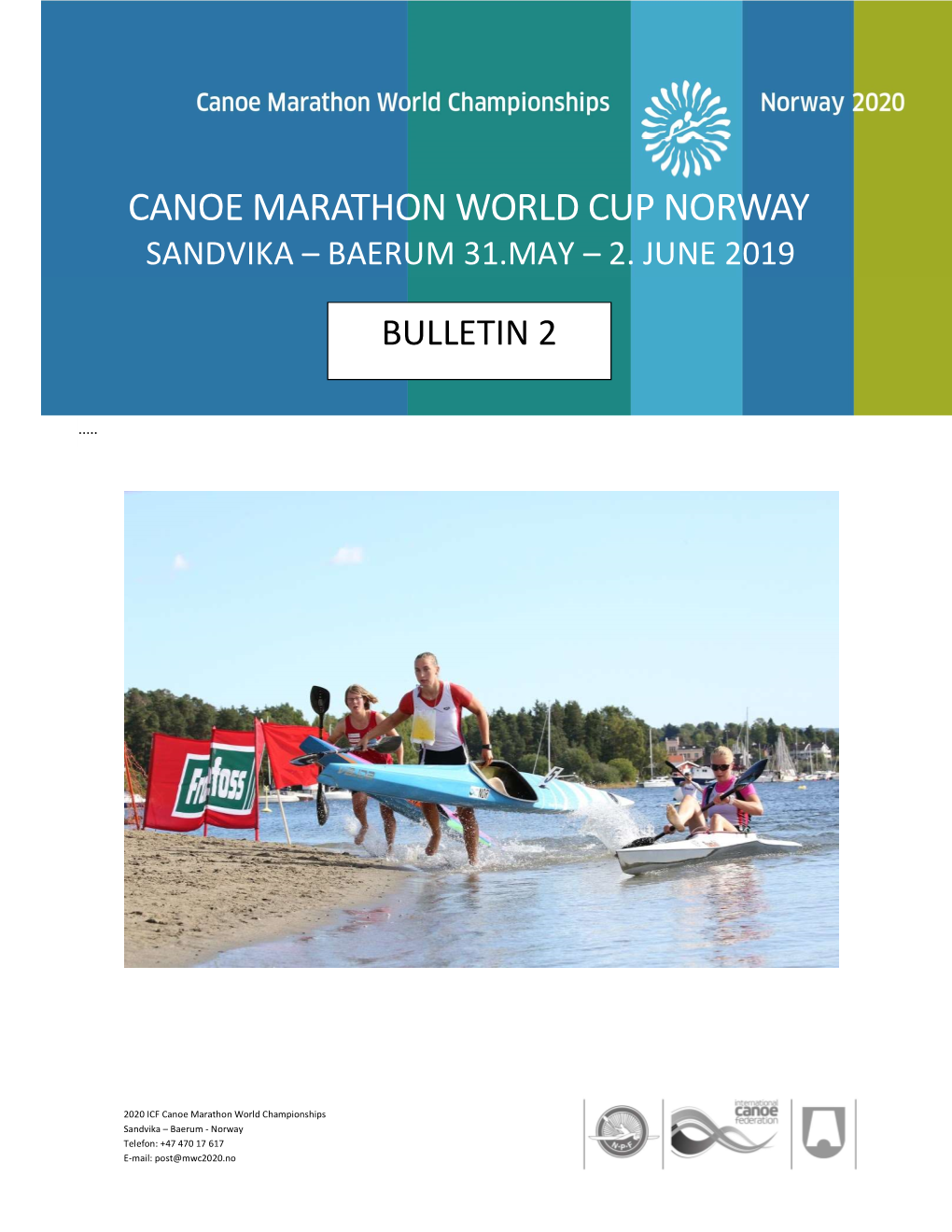 Canoe Marathon World Cup Norway Sandvika – Baerum 31.May – 2