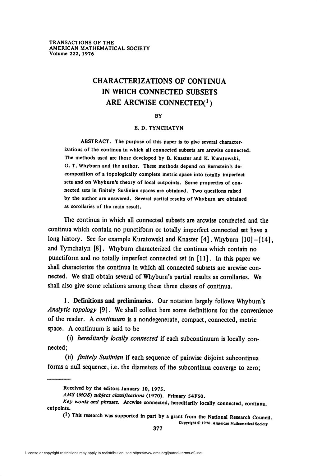 In Which Connected Subsets Are Arcwise Connected(!)