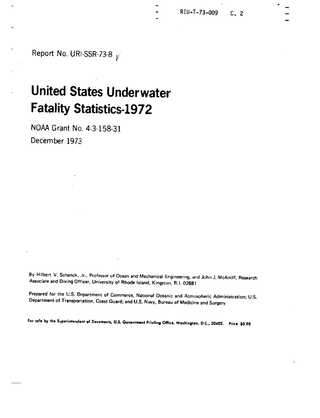 Fatality Statistics-1972