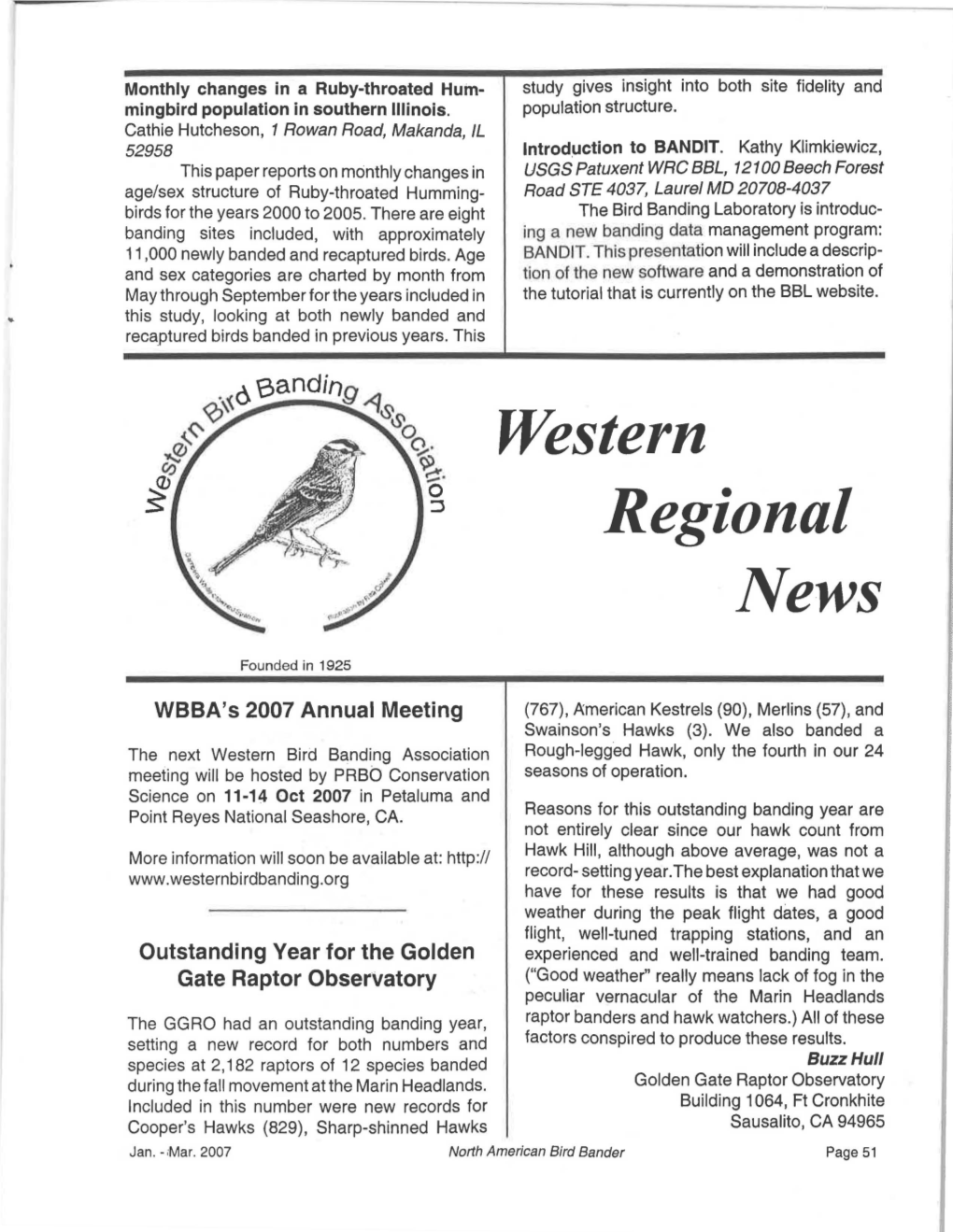 Western Regional News