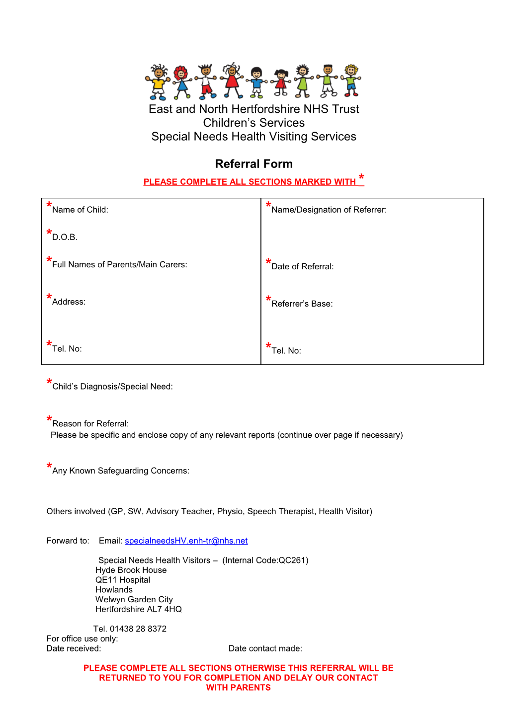 East and North Hertfordshire NHS Trust