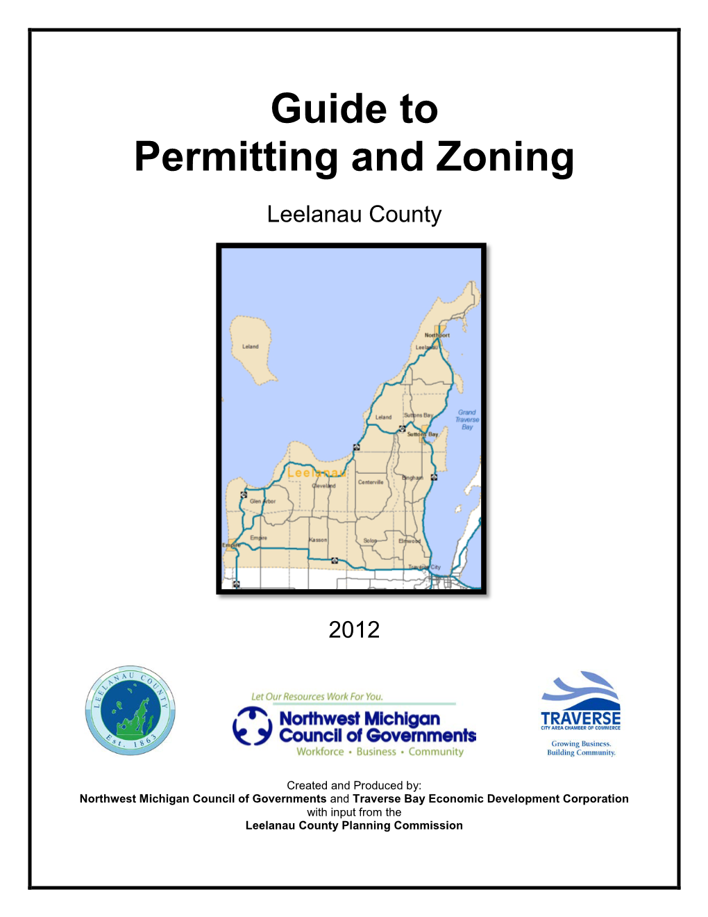 Leelanau County Guide to Permitting and Zoning I Contents