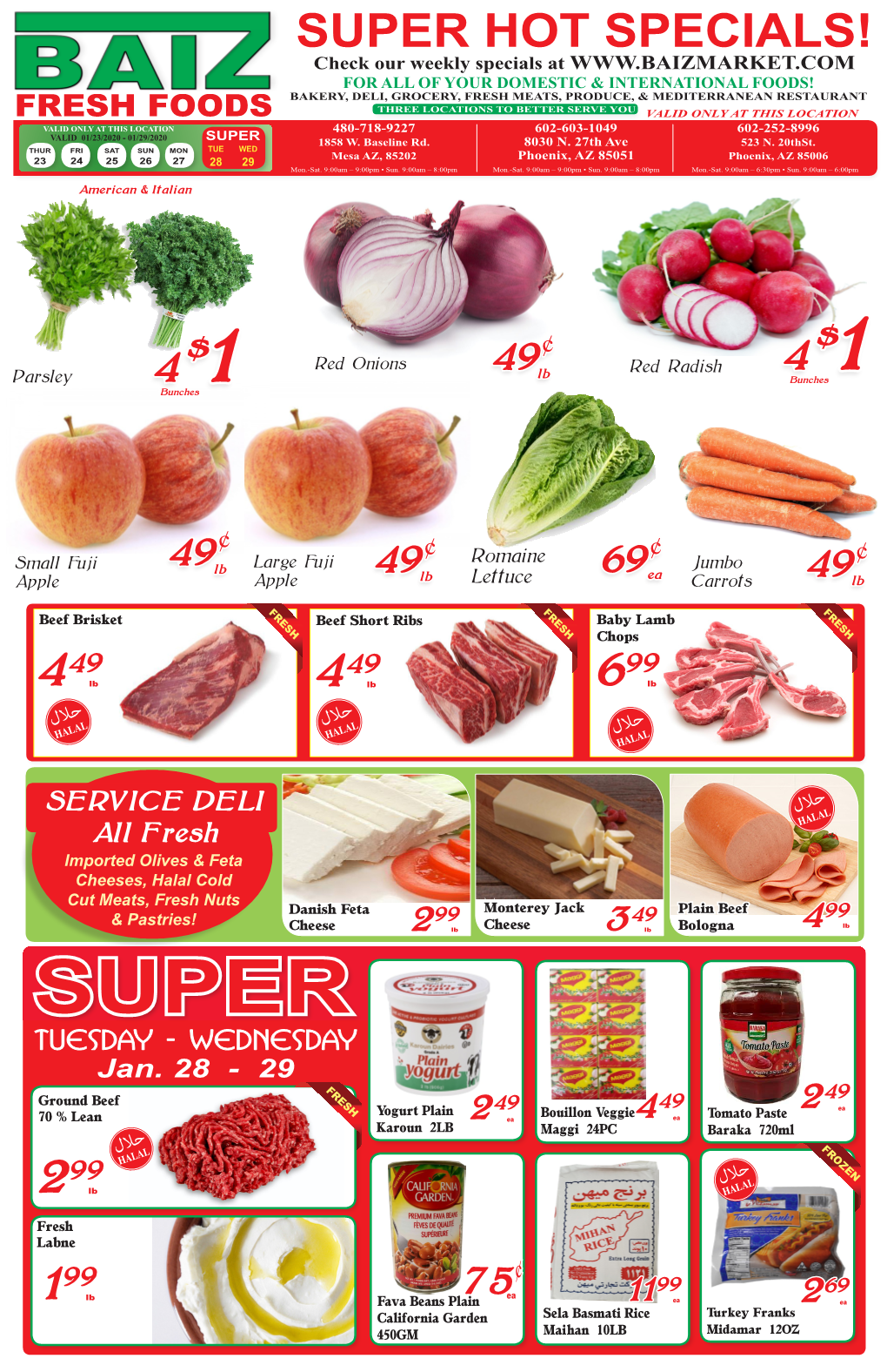 Super Hot Specials!