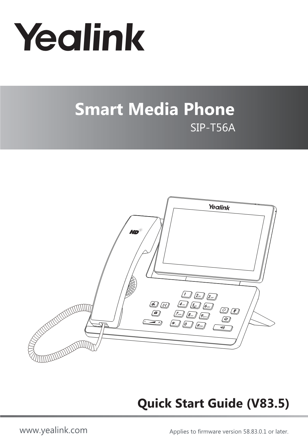 Smart Media Phone SIP-T56A