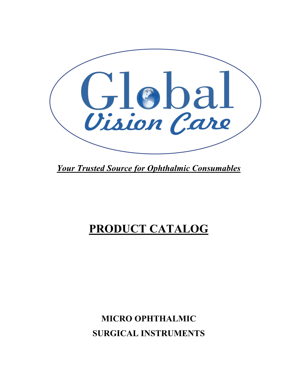 Global Vision Care Product Catalogue