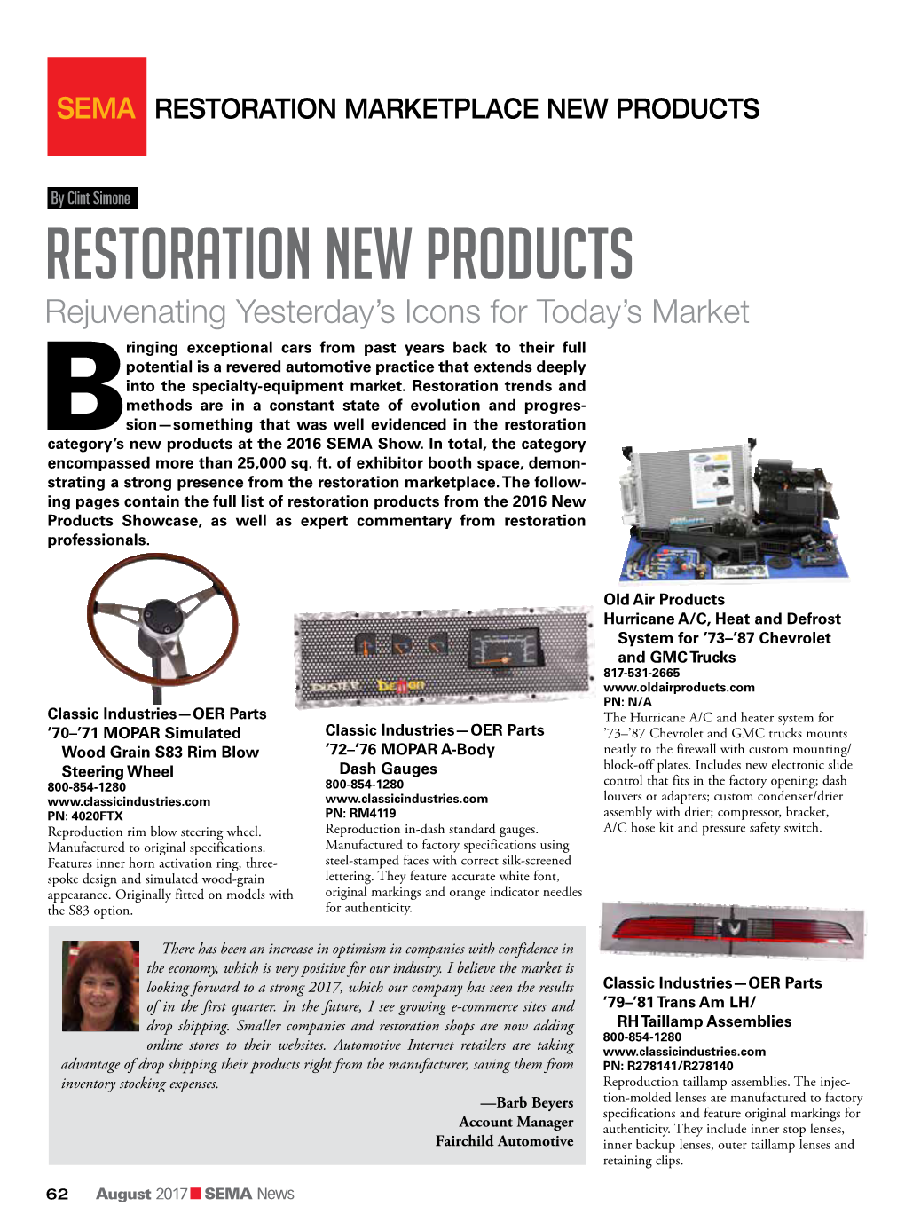Restoration New Products