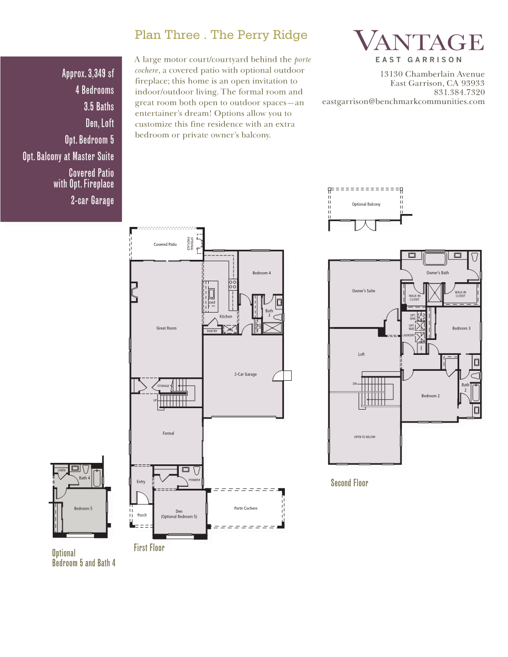 Plan Three . the Perry Ridge