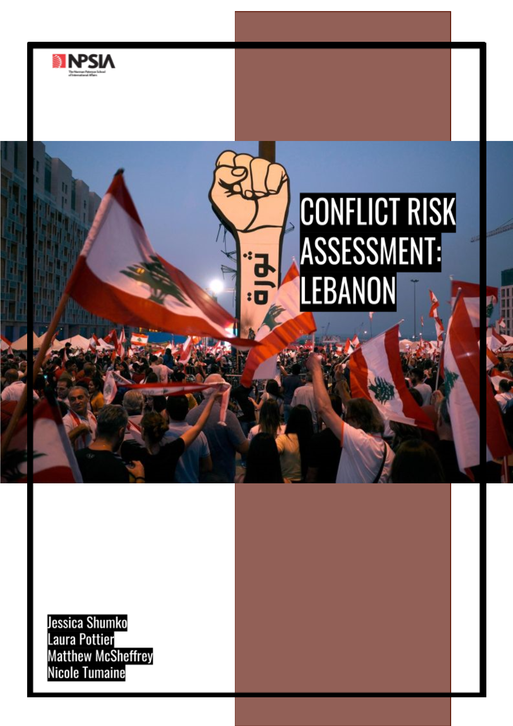 2020 Lebanon Conflict Diagnostic