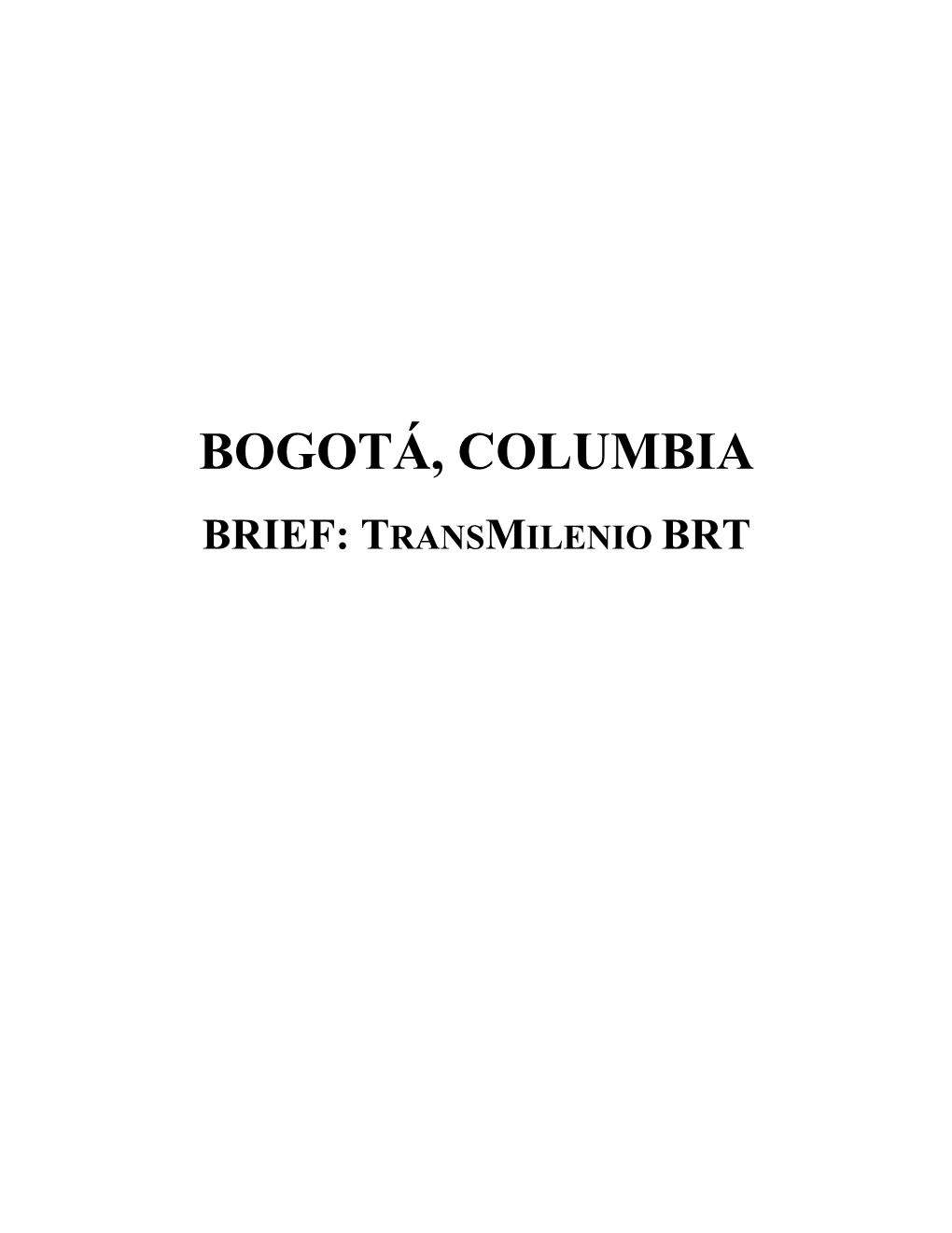 Bogotá, Columbia