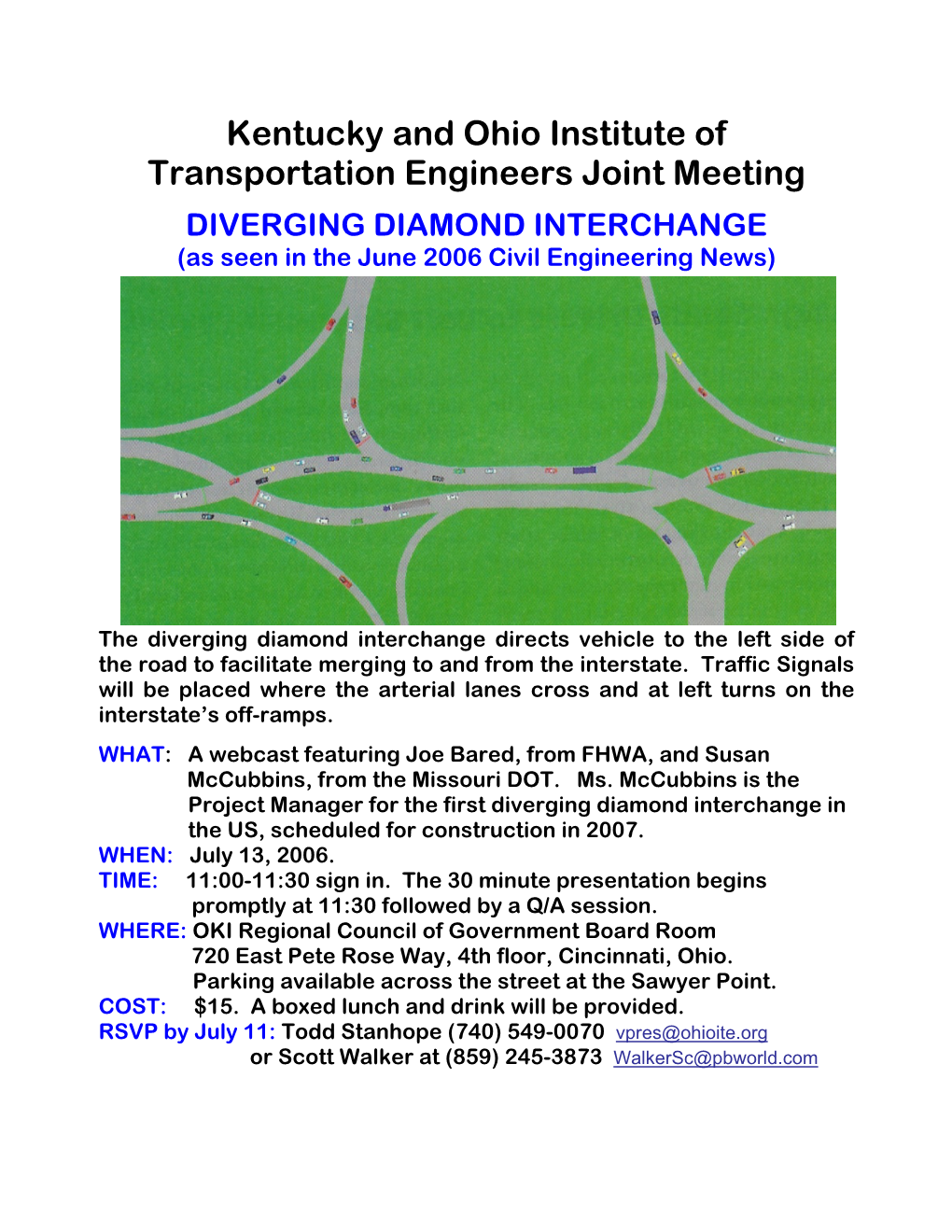 Kentucky and Ohio Institute of Transportation Engineers Joint Meeting