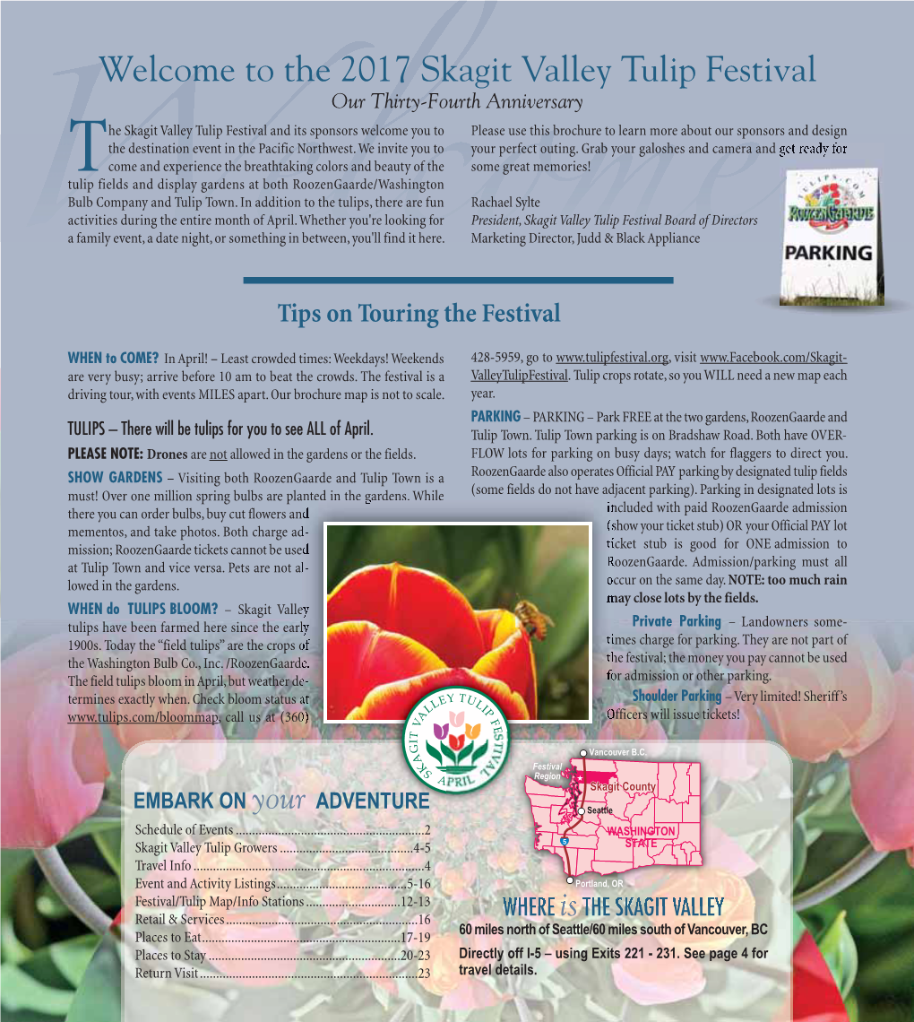 The 2017 Skagit Valley Tulip Festival