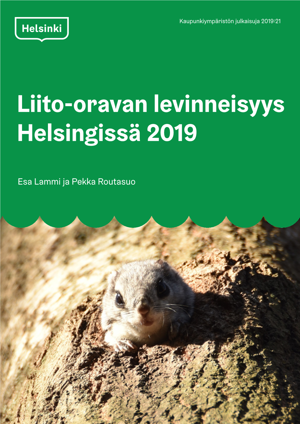 Liito-Oravan Levinneisyys Helsingissä 2019