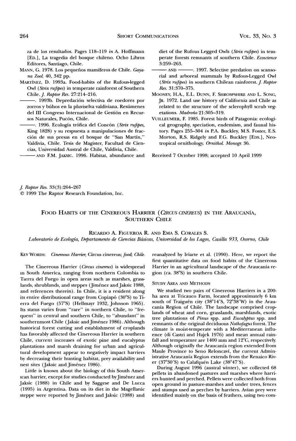 Food Habits of the Cinereous Harrier &Lpar;&lt;I&gt;Circus Cinereus&lt;/I&gt;&Rpar