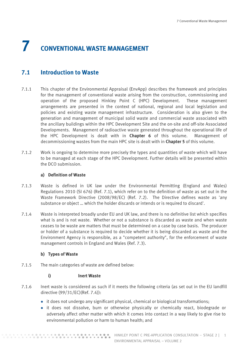 7 Conventional Waste Management