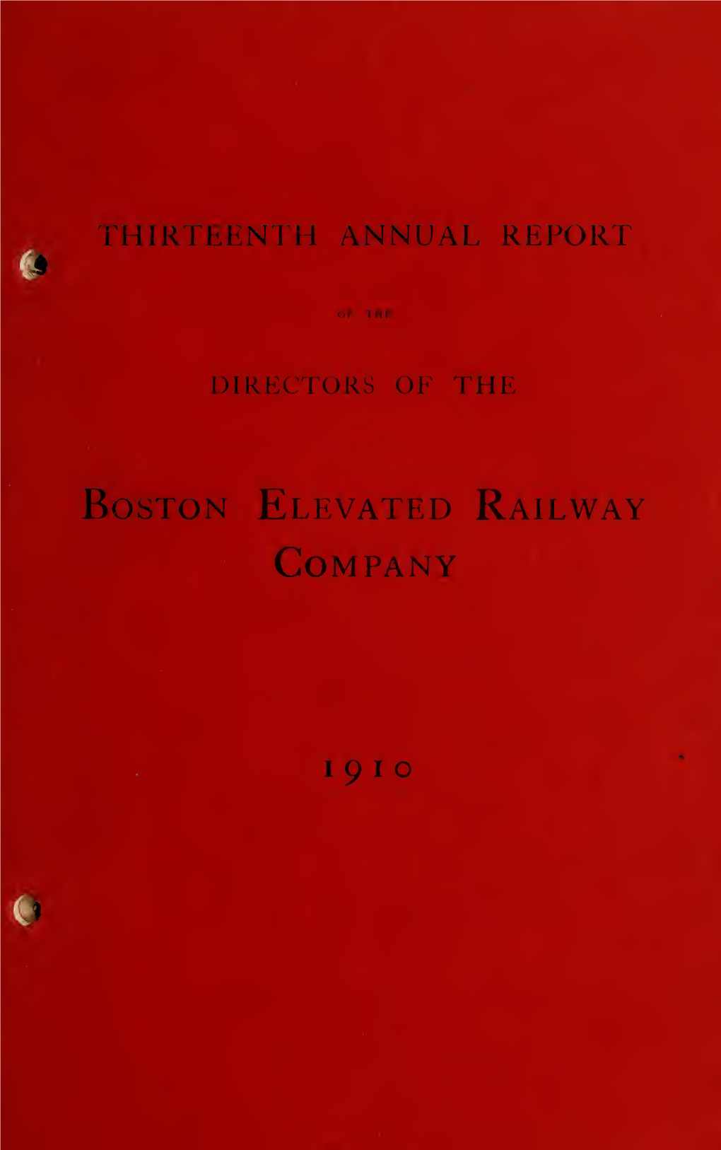 Annual Report of the Directors of The