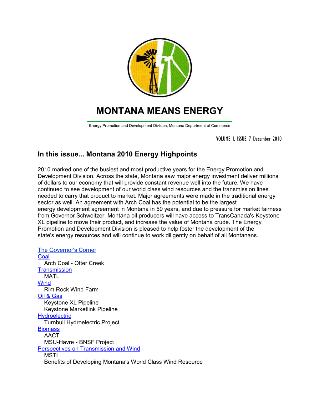 Montana Means Energy