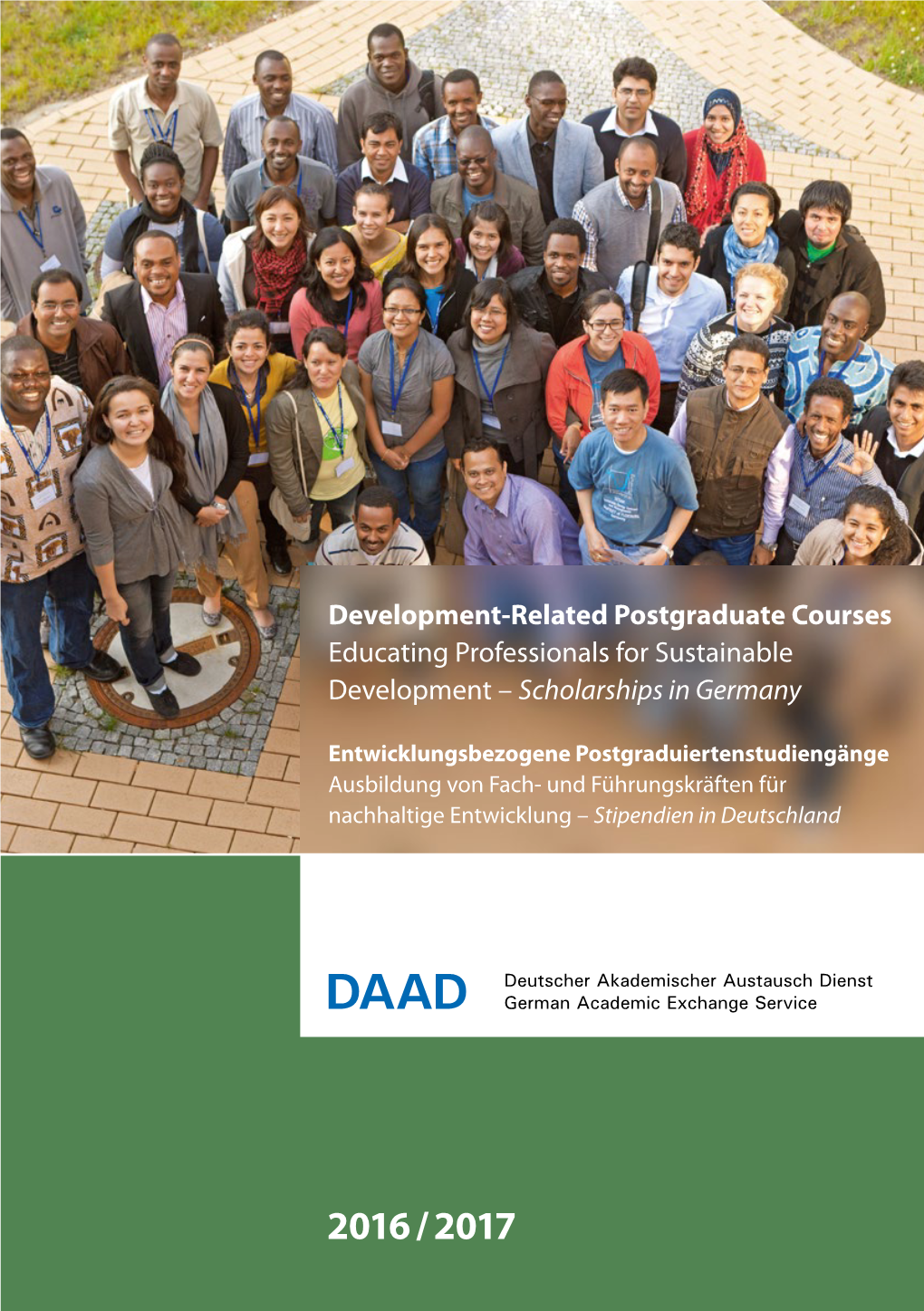 Development-Related Postgraduate Courses Educating Professionals for Sustainable Development – Scholarships in Germany