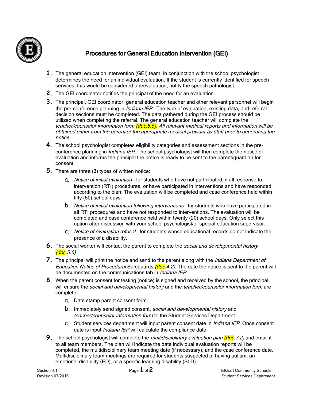 Special Education Teacher Responsibilities s1