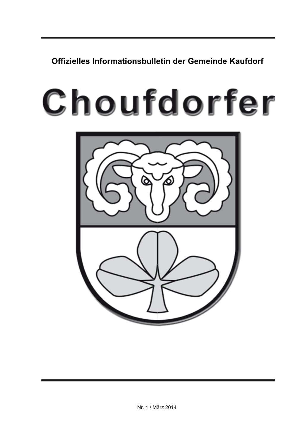 Choufdorfer Nr. 1-2014 Druckversion