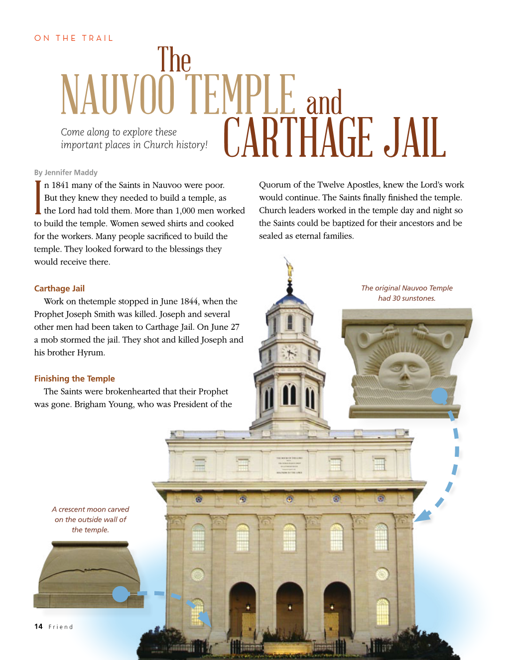 The Nauvoo Temple and Carthage Jail